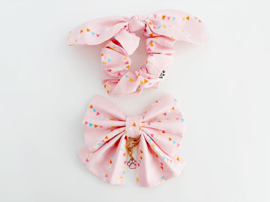 Pink Birthday Scrunchie