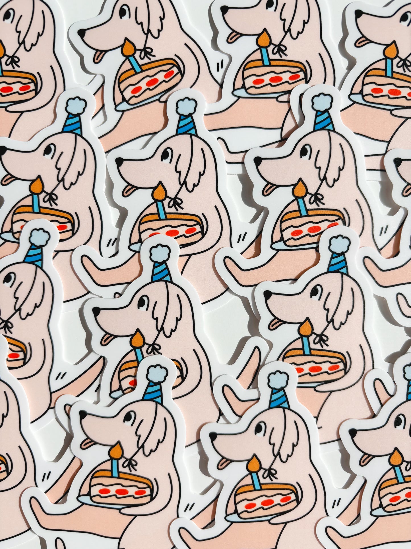 Birthday Dog Sticker