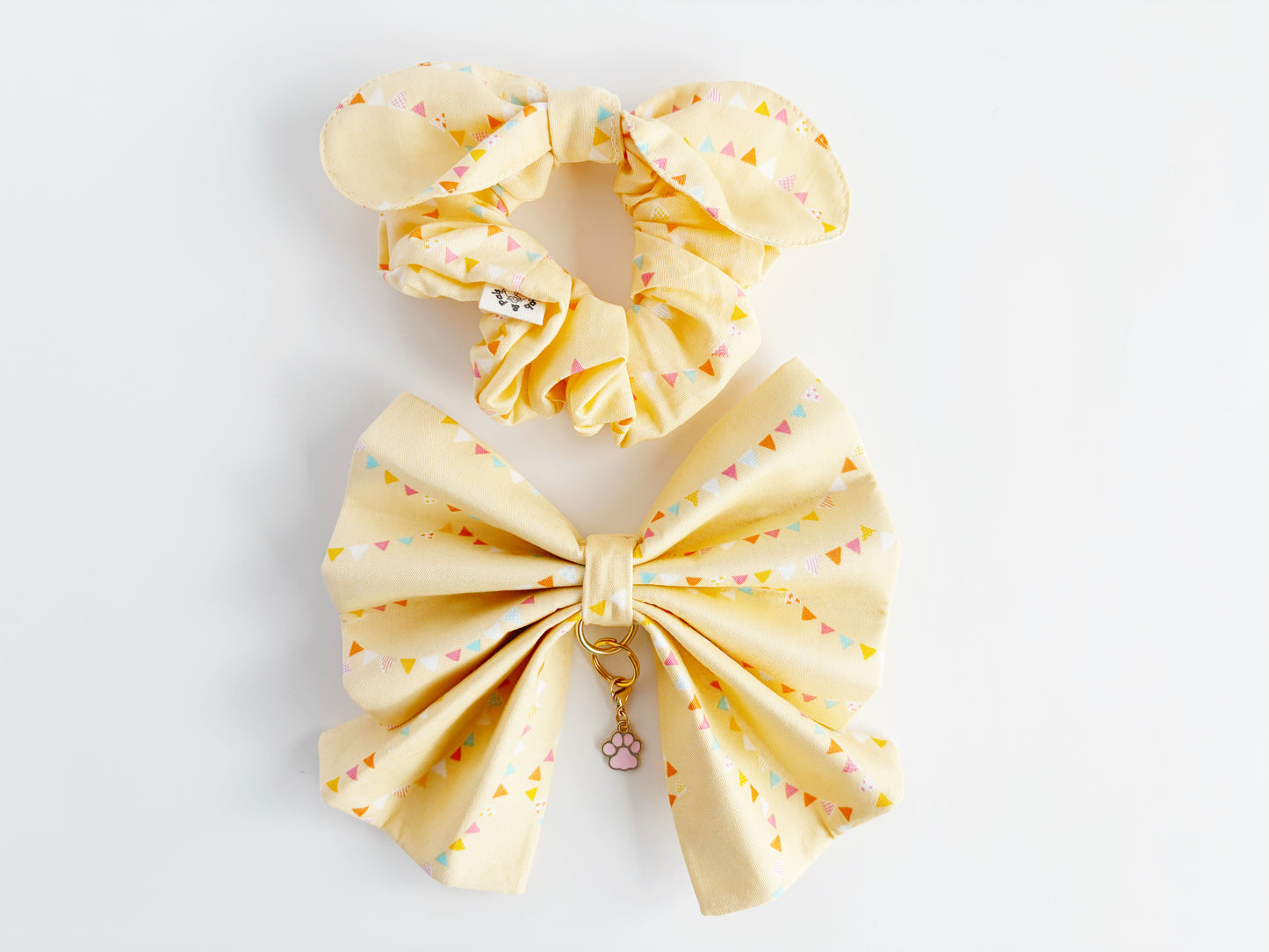 Yellow Birthday Scrunchie