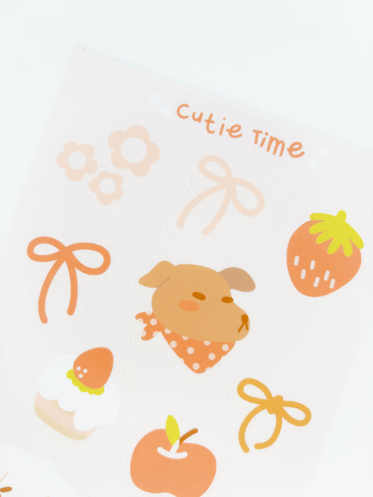 Cutie Time Sticker Sheet