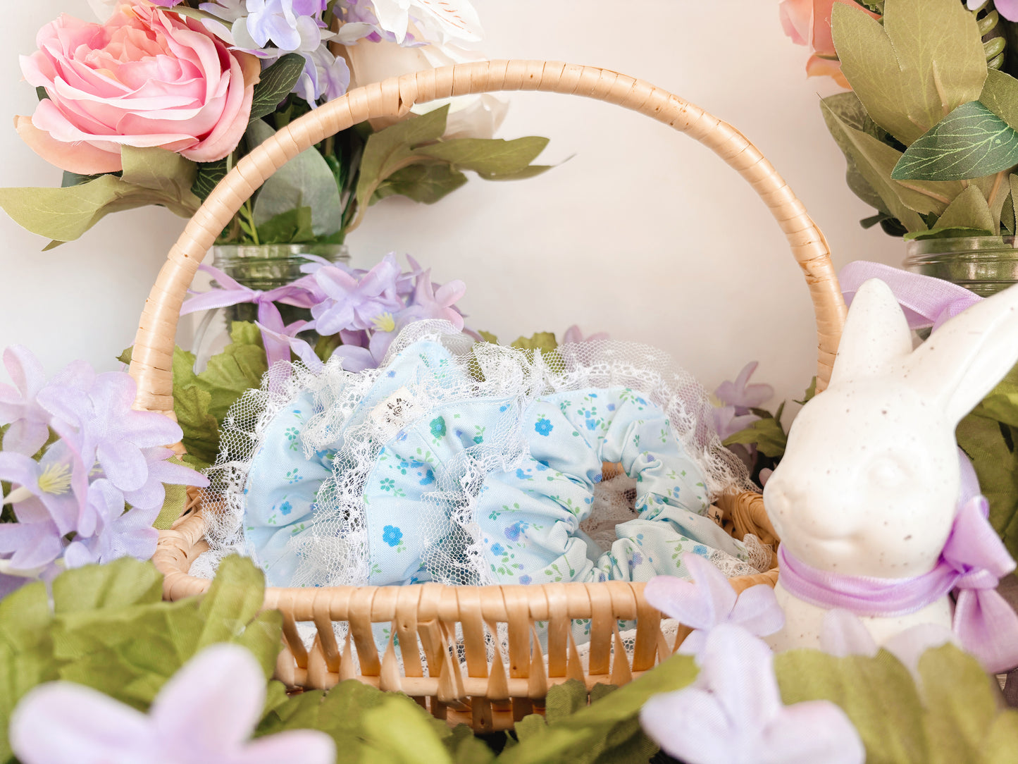 Forget-Me-Not Scrunchie