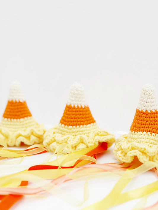 Candy Corn Pawty Hat