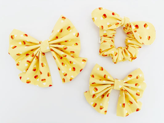 Candy Corn Scrunchie