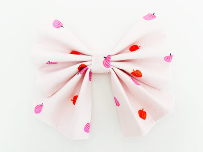 Pink Pumpkin Bowtie