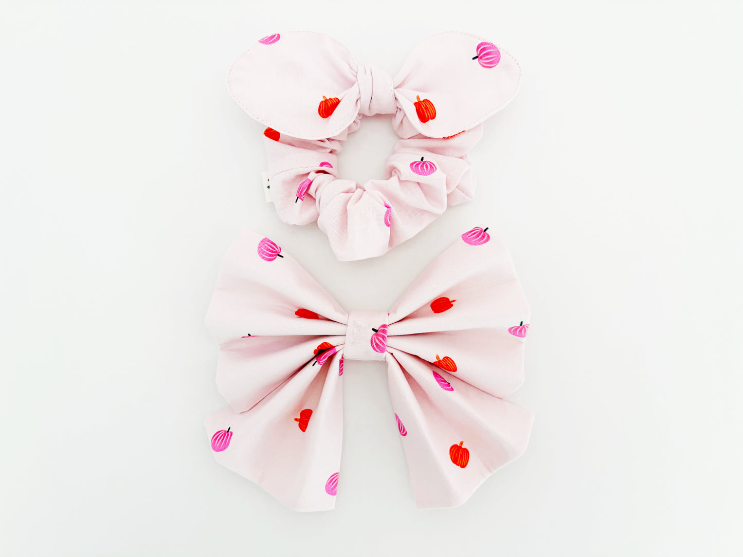 Pink Pumpkin Scrunchie