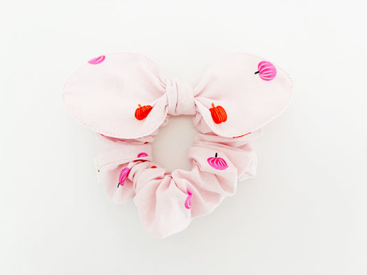 Pink Pumpkin Scrunchie