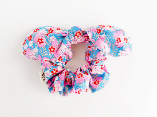 LNY Blue Scrunchie