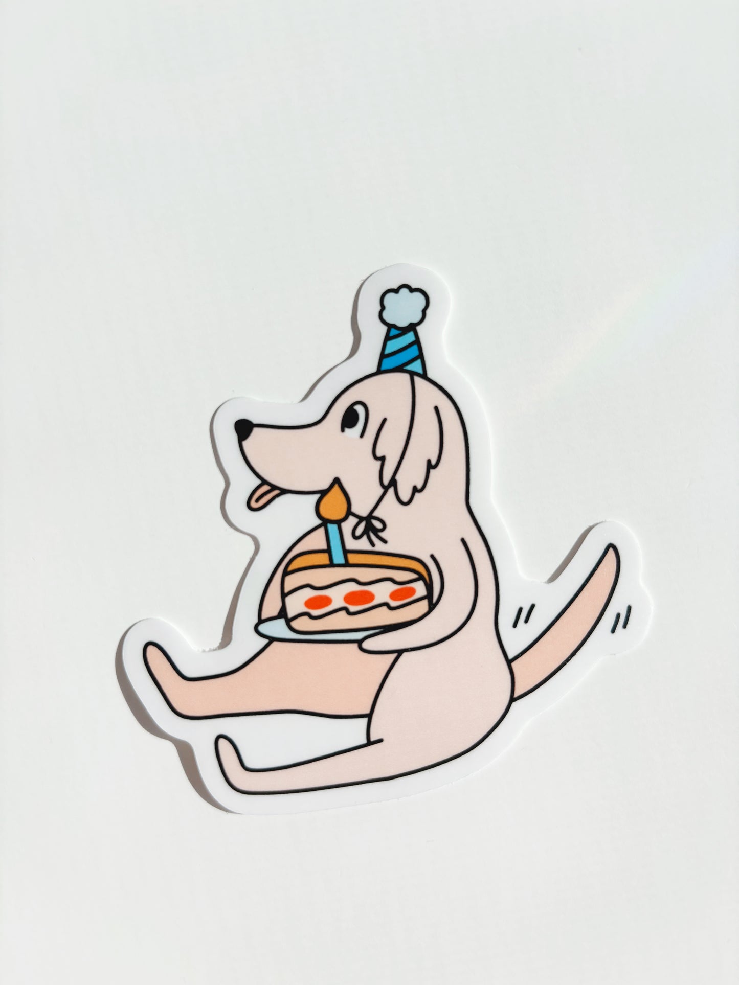 Birthday Dog Sticker