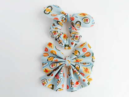 Fruit Stickers Scrunchie