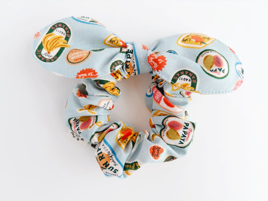 Fruit Stickers Scrunchie