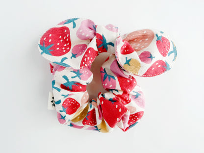 Strawberry Cream Scrunchie