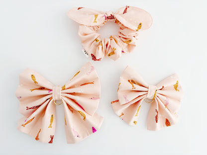 Pink Koi Bowtie