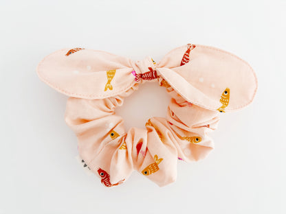 Pink Koi Scrunchie