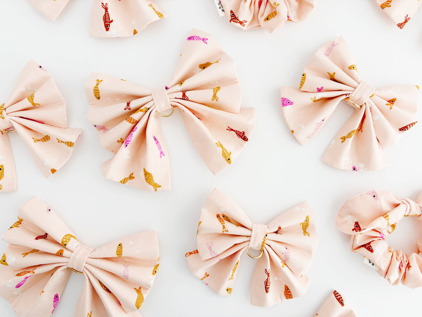 Pink Koi Bowtie