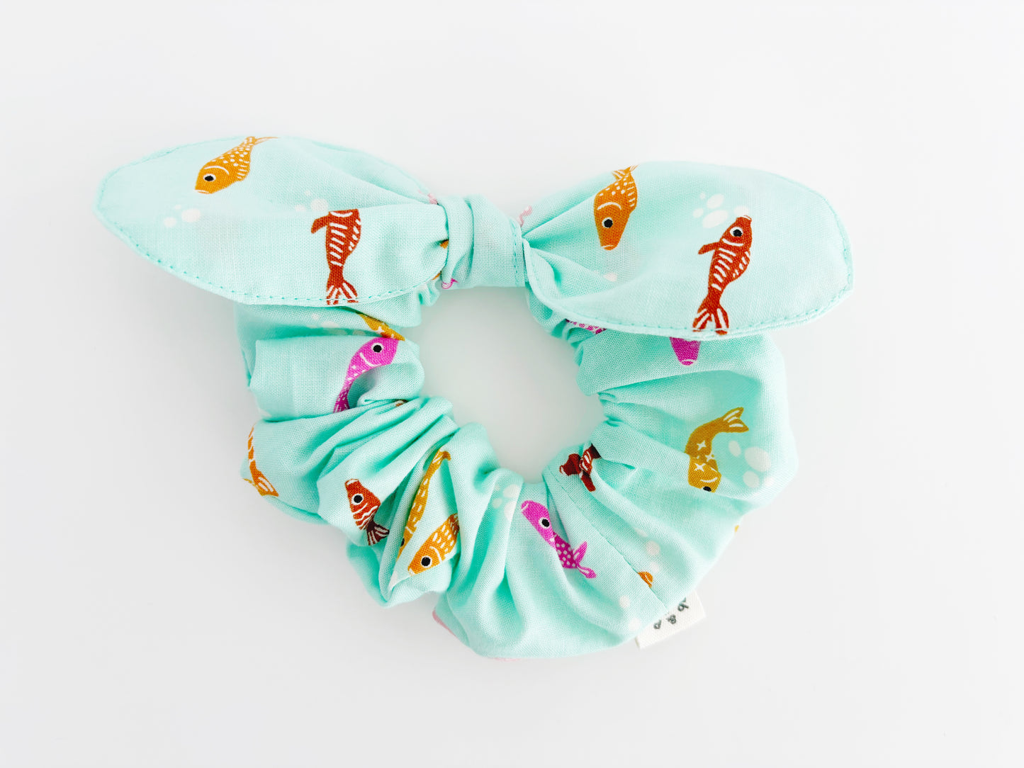 Mint Koi Scrunchie