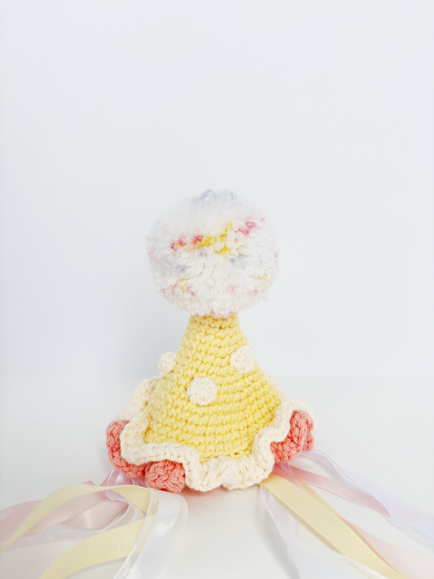 Yellow & Pink Pawty Hat