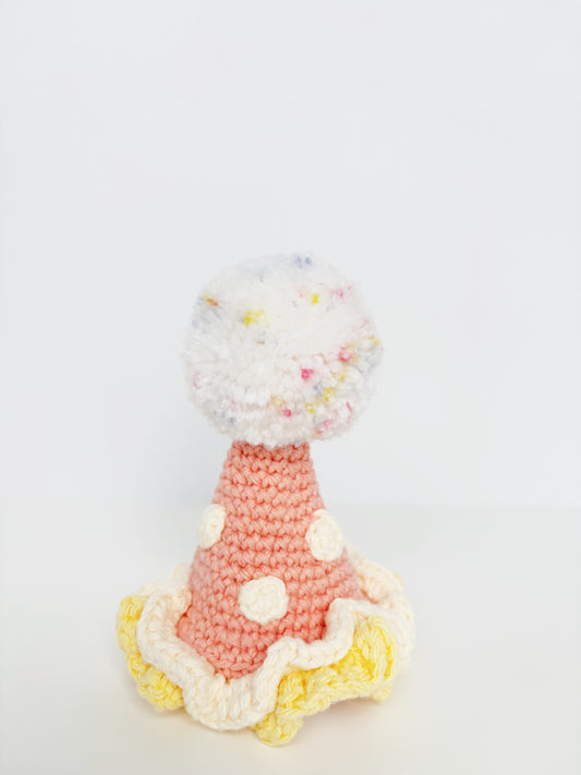 Pink & Yellow Pawty Hat