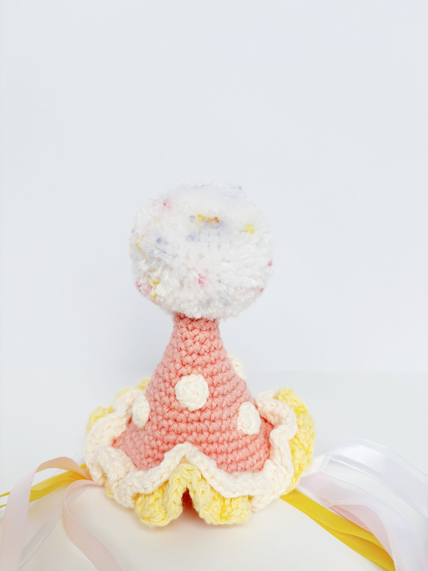 Pink & Yellow Pawty Hat