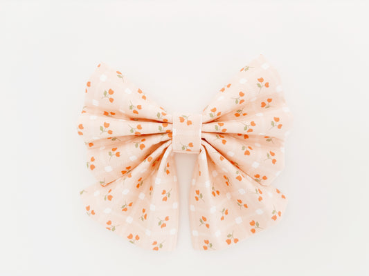 Pink Tulips Bowtie